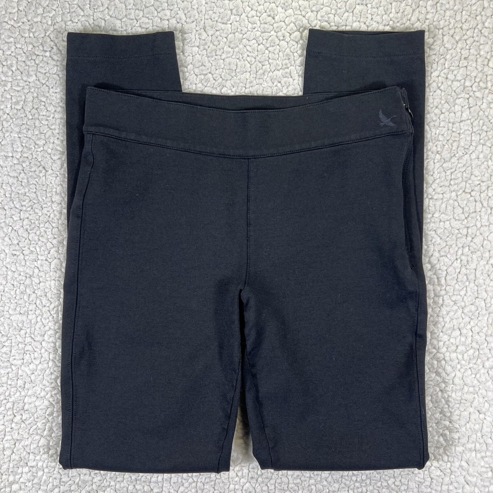 Eddie Bauer Leggings Womens 4 Black Pants Yoga Athliesure Gym Workout Minimalist